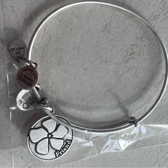Alex and Ani Bangle Bracelets Friend and STAR OF VENUS adjustable Bracelet - Picture 4 of 11